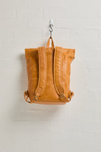 Anh Leather Rolltop Backpack - Mutsu Tan