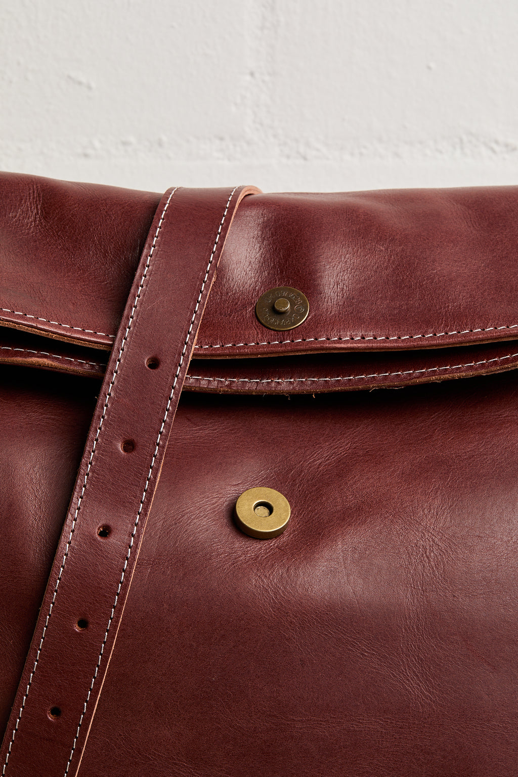 Mainichi Leather Rolltop Backpack 