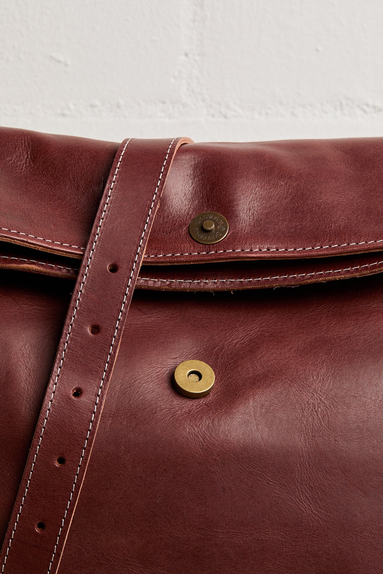 Mainichi Leather Rolltop Backpack 