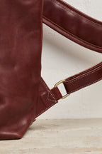 Anh Leather Rolltop Backpack 